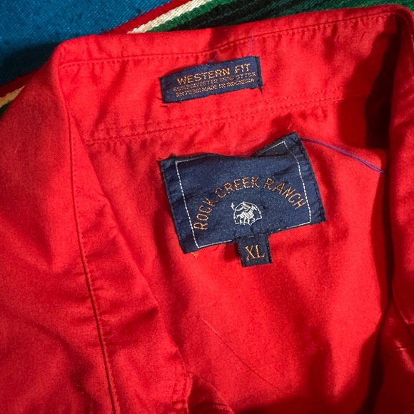 Red western bib button up - Picture 3 of 6